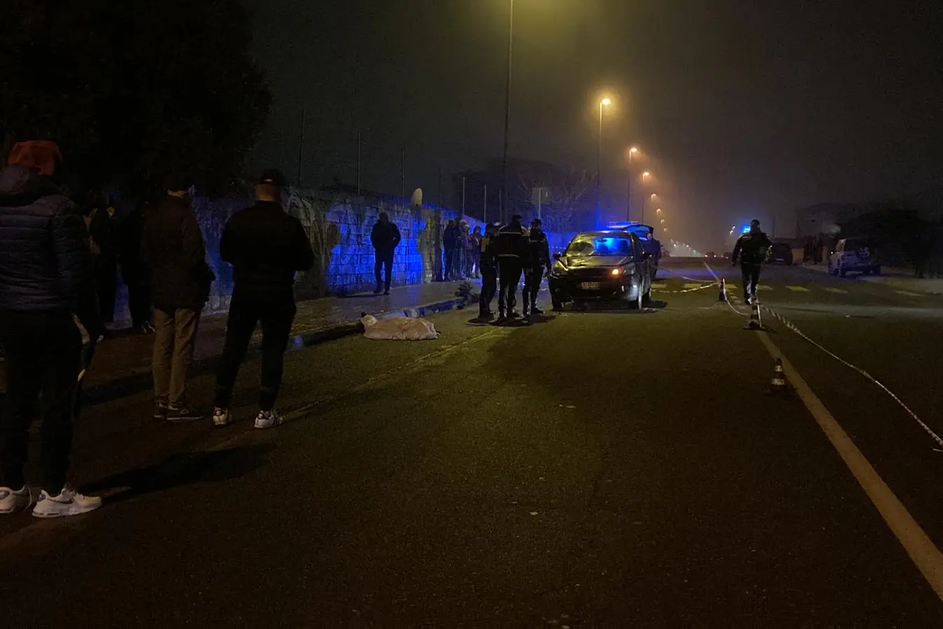 Il luogo dell'incidente costato la vita a Nino Deriu