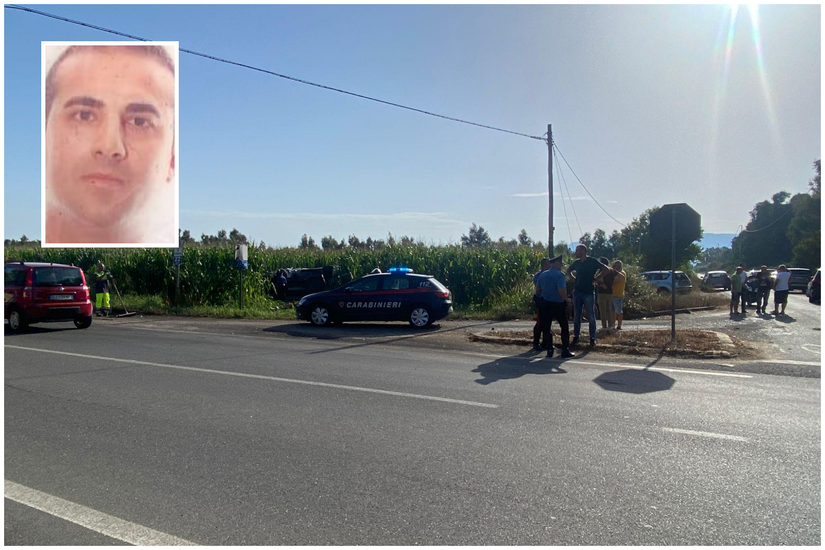 Van against car on provincial 49: a 32-year-old from Arborea dies