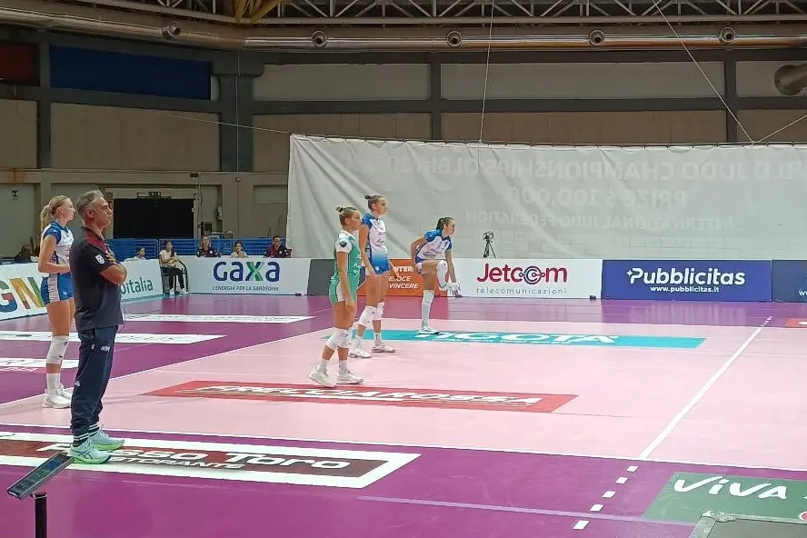 Blasi in campo durante un match dell’Hermaea (foto Ilenia Giagnoni)