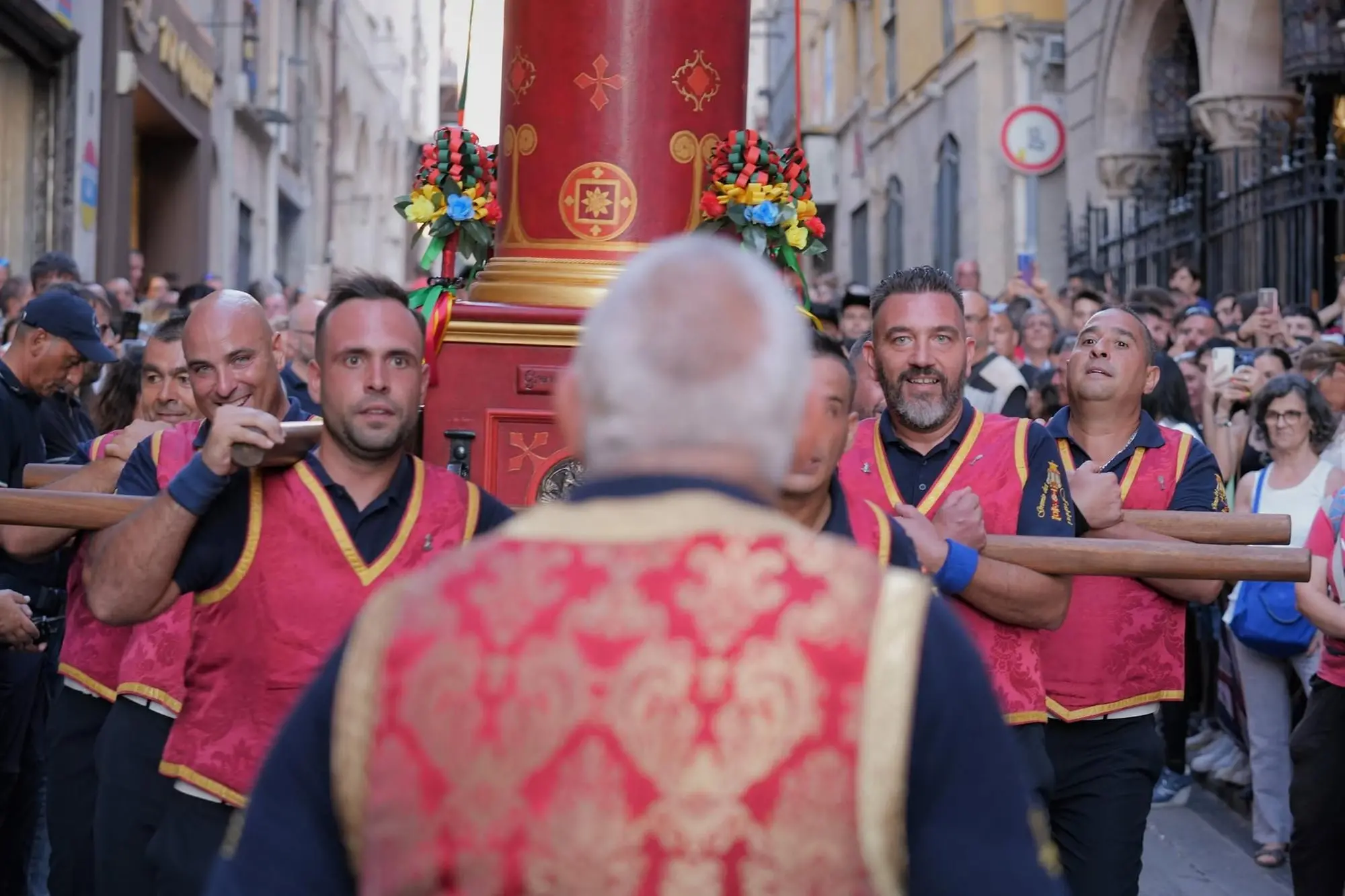 Un momento della Discesa dei Candelieri 2025
