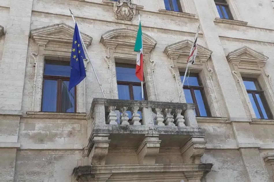 Palazzo Civico a Sassari (L'Unione Sarda - Tellini)