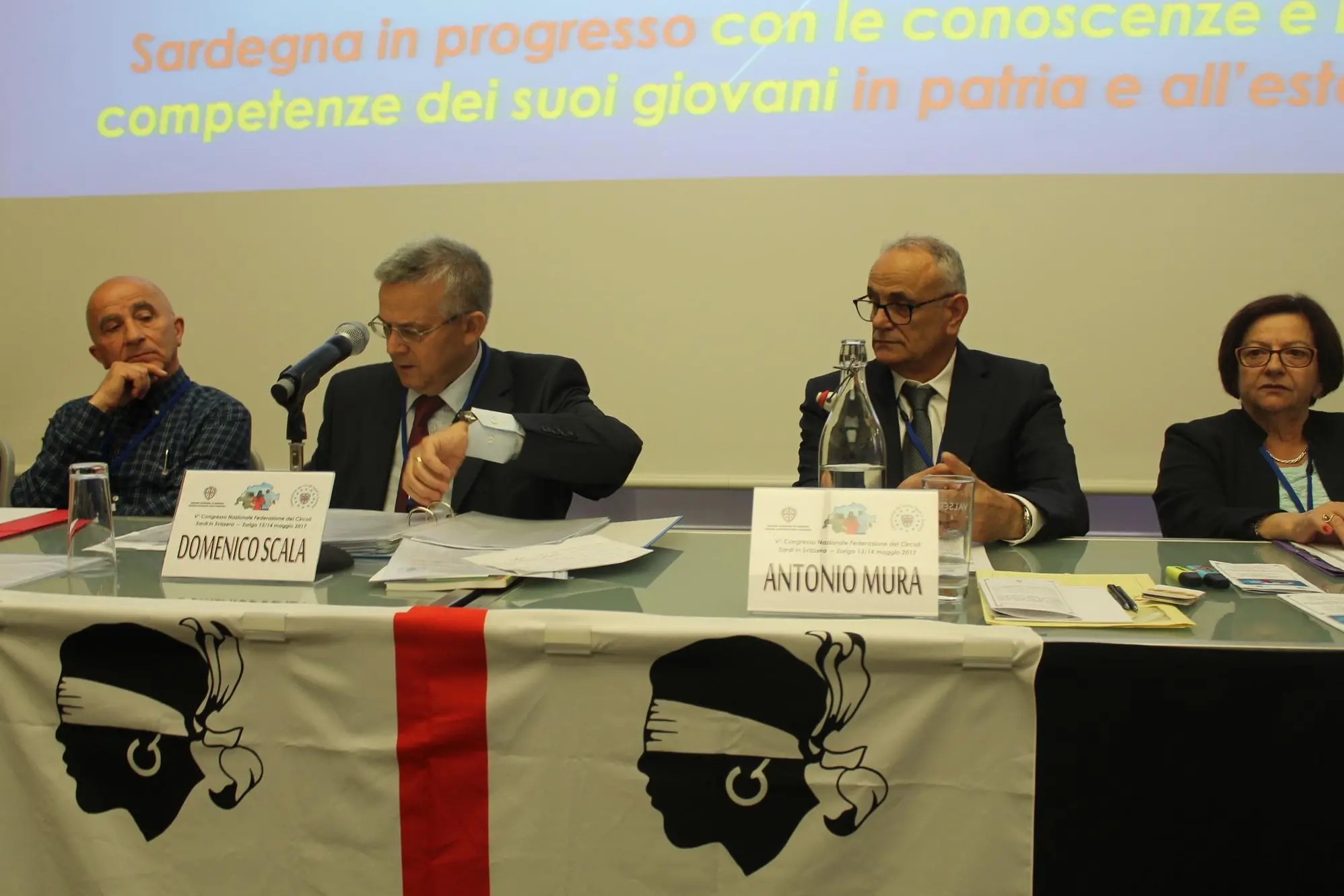 Antonio Mura e Domenico Scala al Congresso 2017 (foto concessa)
