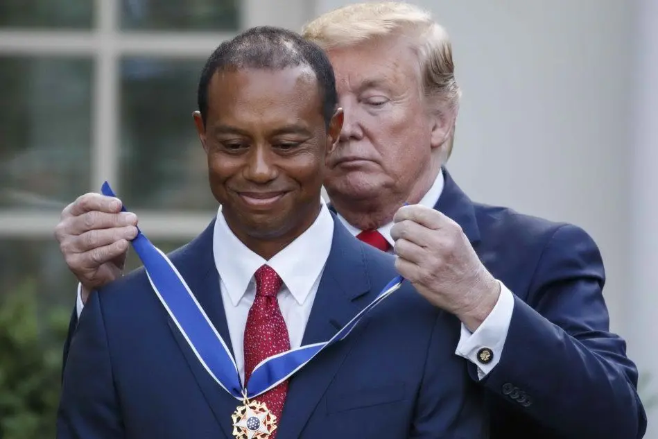 Stati Uniti,  medaglia della Libertà per Tiger Woods