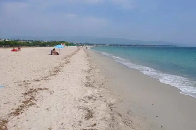 La spiaggia del Poetto a Quartu (archivio L'Unione Sarda)