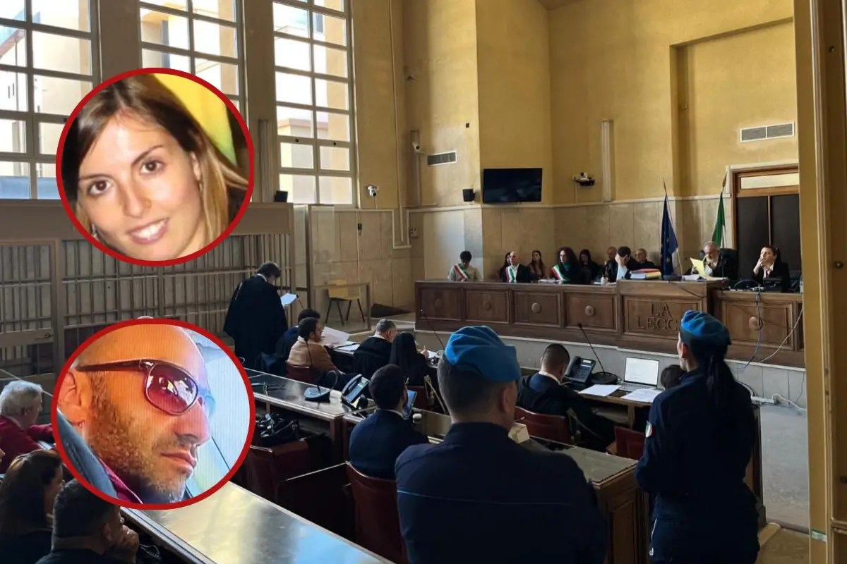 L'aula della Corte d'Appello e, nei riquadri, Francesca Deidda e Igor Sollai