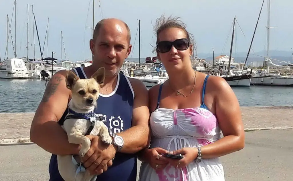 Anikò e Istvàn con Dugò dall'Ungheria a Sant'Antioco