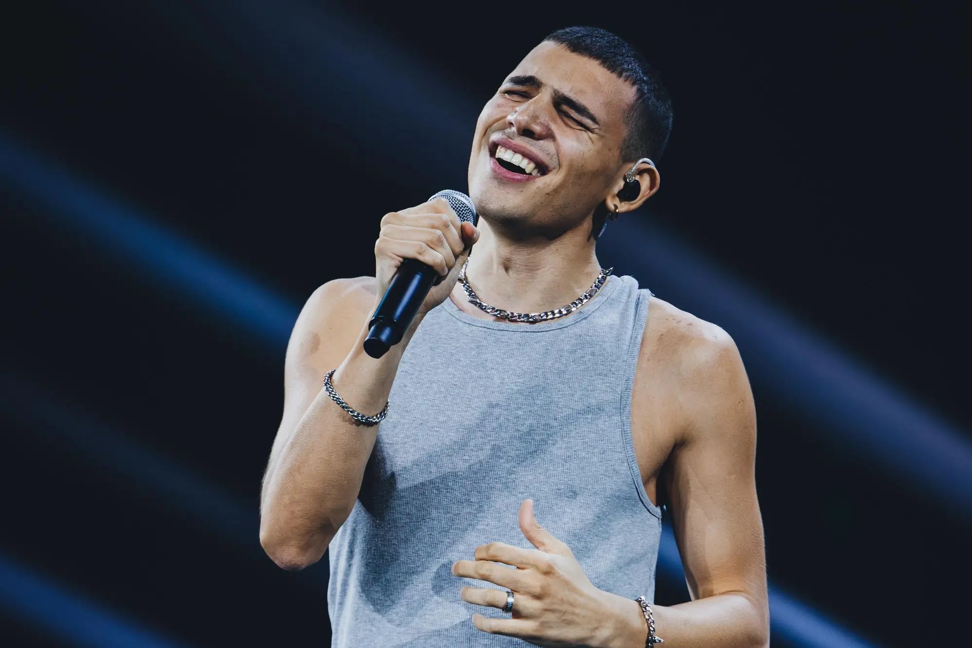 EroCaddeo a X Factor (foto Sky - Virginia di Bettoja)