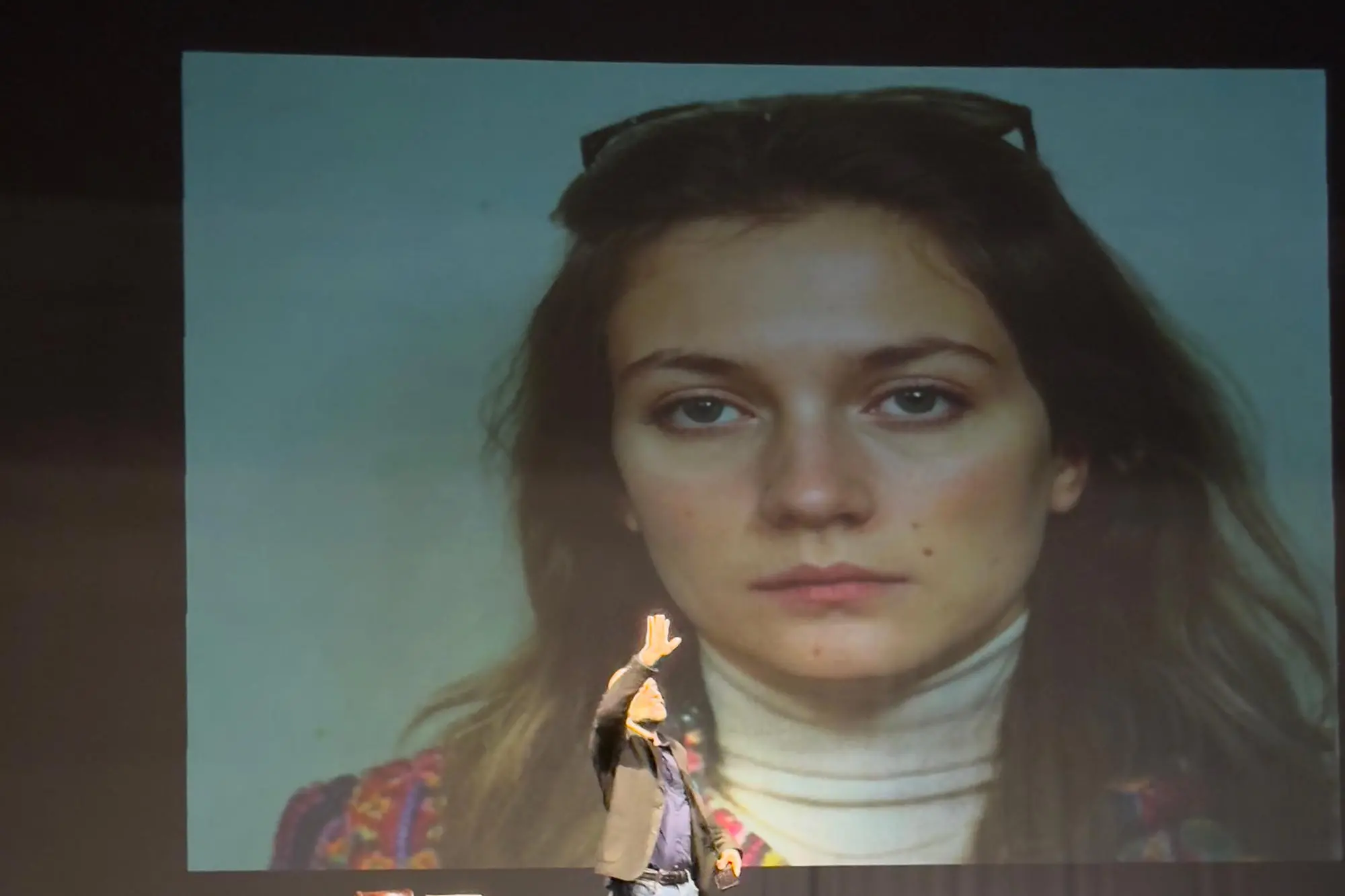 Un'immagine dallo spettacolo