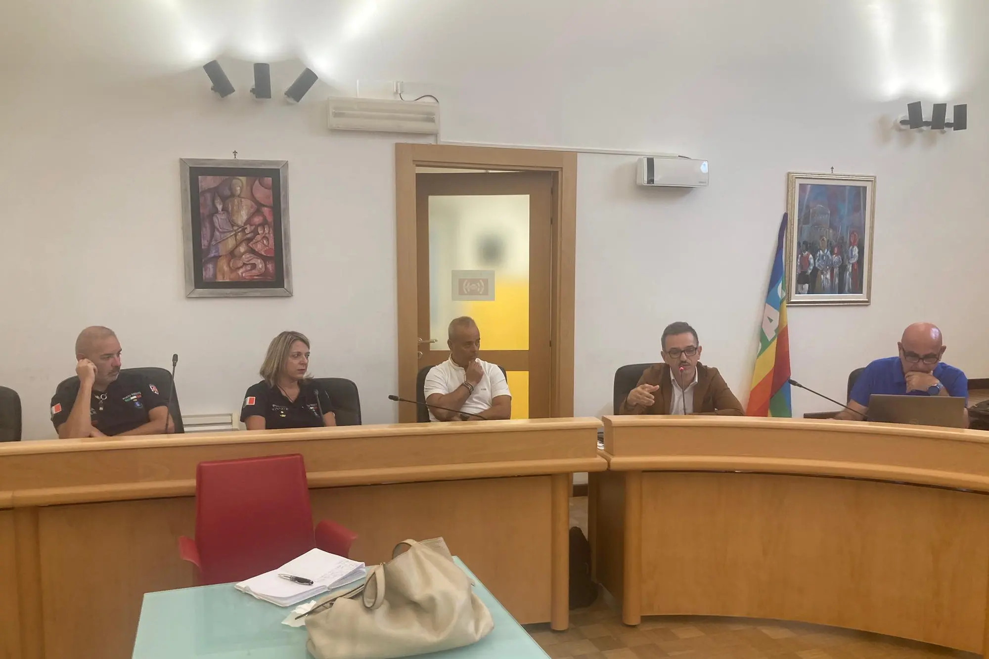 La Commissione Bilancio a Porto Torres (foto Pala)