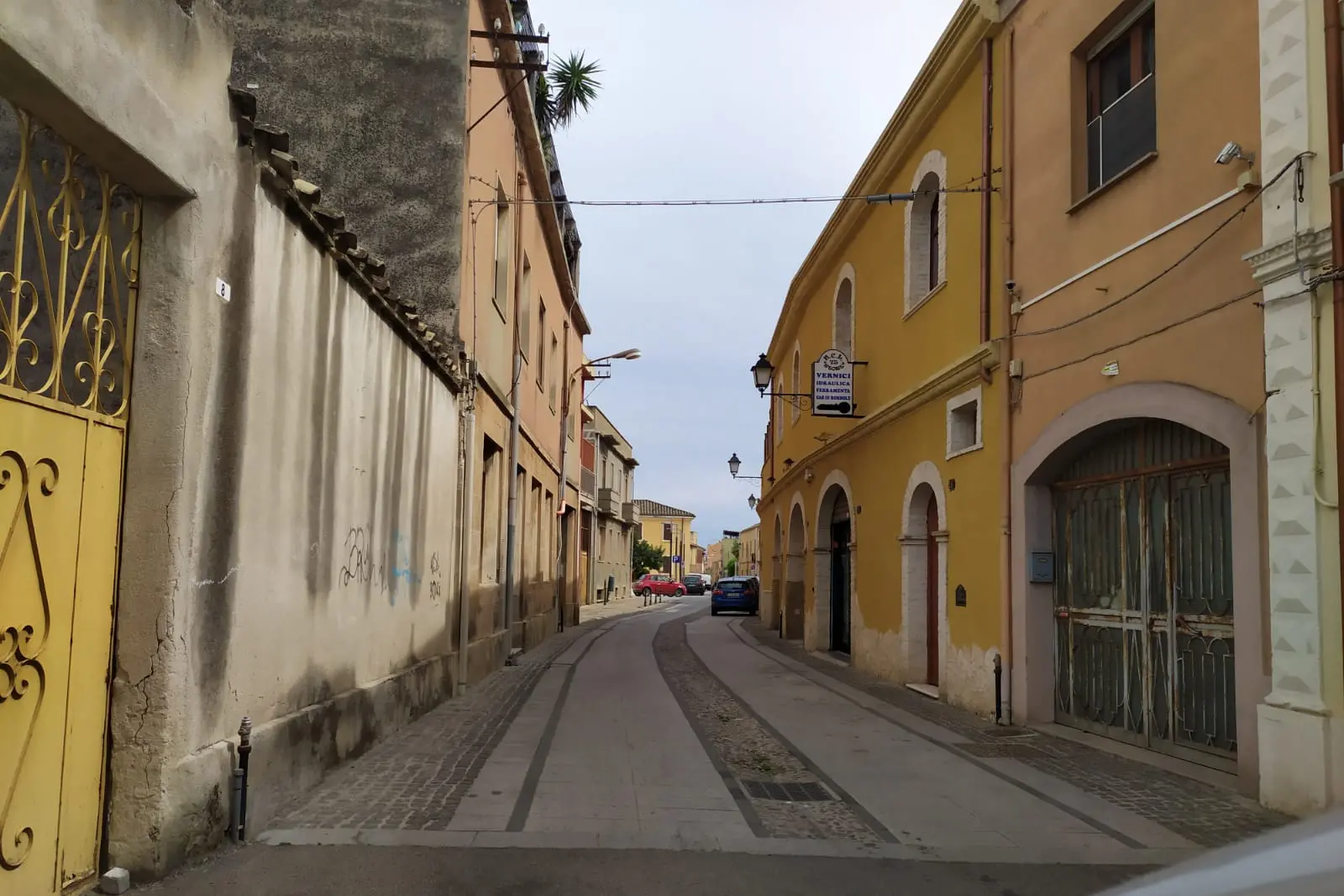 Via Quartu nel centro storico di Quartucciu (foto Francesca Melis)