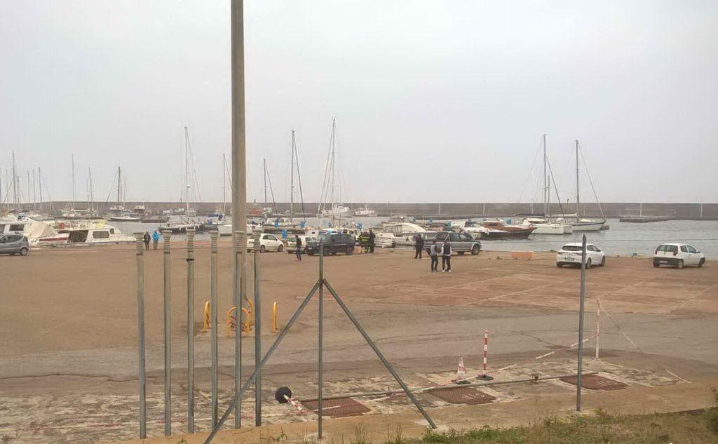 Un'altra immagine del porto dove sono partiti i soccorsi (Foto Maria Gloria Mereu)