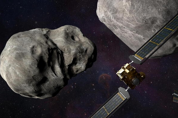 La sonda Dart della Nasa ha colpito l’asteroide Dimorphos