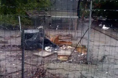 L'AREA PRESA DI MIRA DAI VANDALI