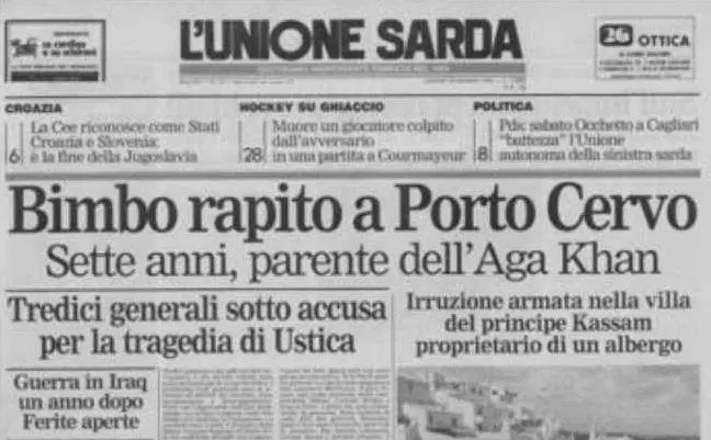 #AccaddeOggi: 15 gennaio 1992, Farouk Kassam viene sequestrato a Porto Cervo