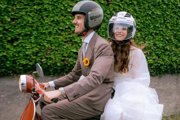 Francesca Michielin e Davide Spigarolo sposi (foto Instagram)