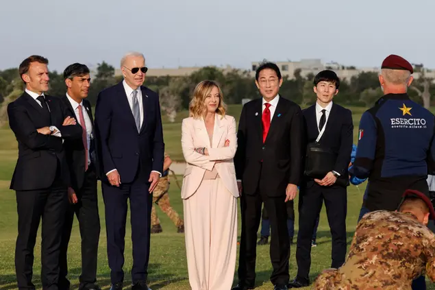 I Capi di Stato e di Governo al G7