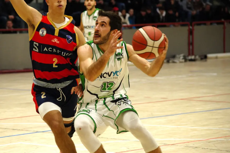 Enrico Merella, capitano di Sennori (foto Marongiu)