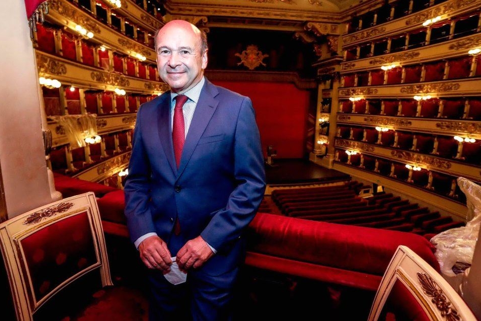 Il Sovrintendente del Teatro alla Scala Dominique Meyer a Milano (Ansa - Balti Touati)