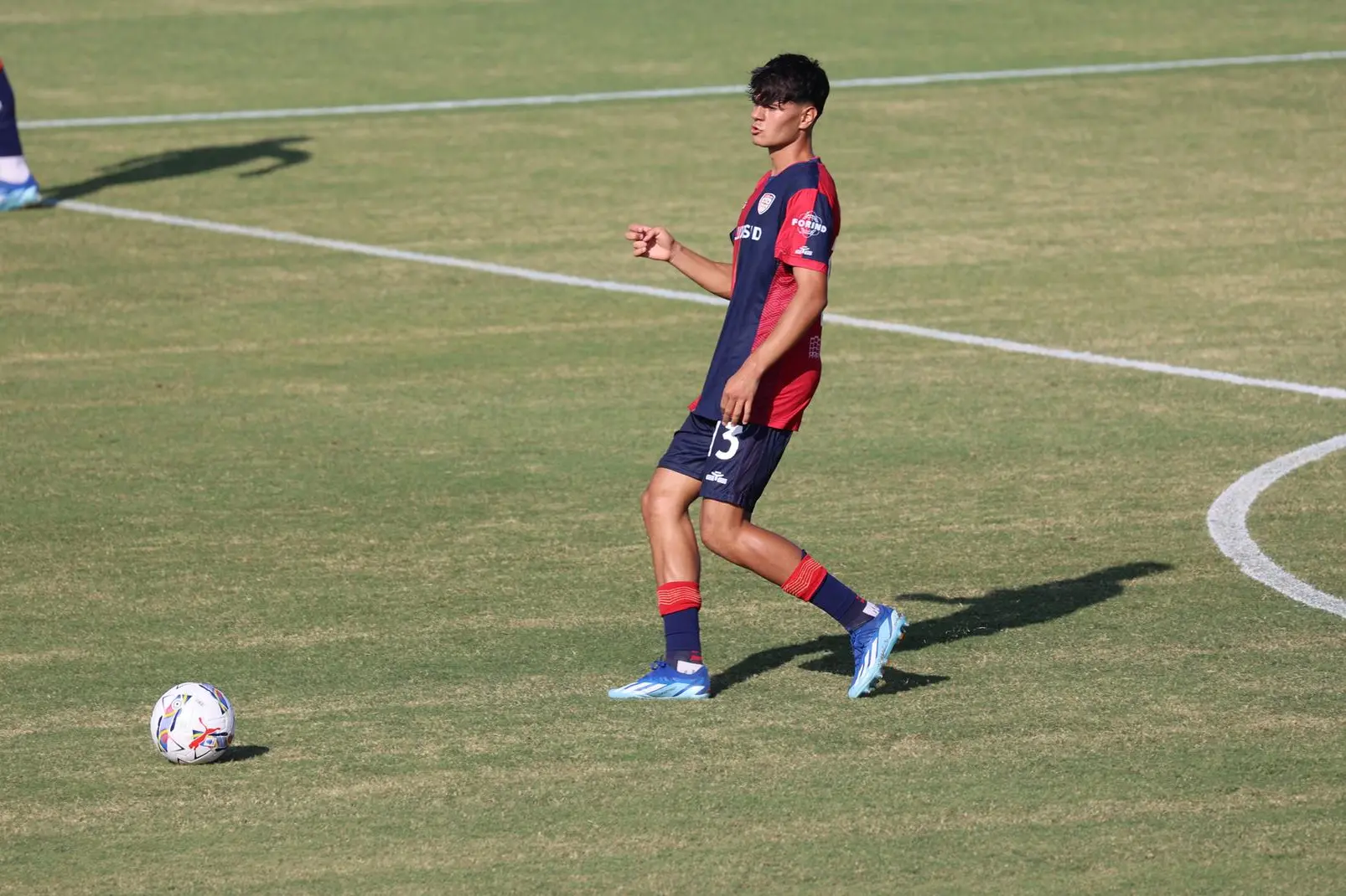 Andrea Cogoni, difensore centrale del Cagliari Primavera (foto Accardi)