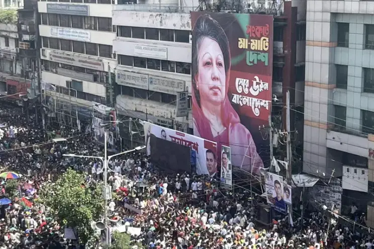 Khaleda Zia, ex premier del Bangladesh (Ansa)