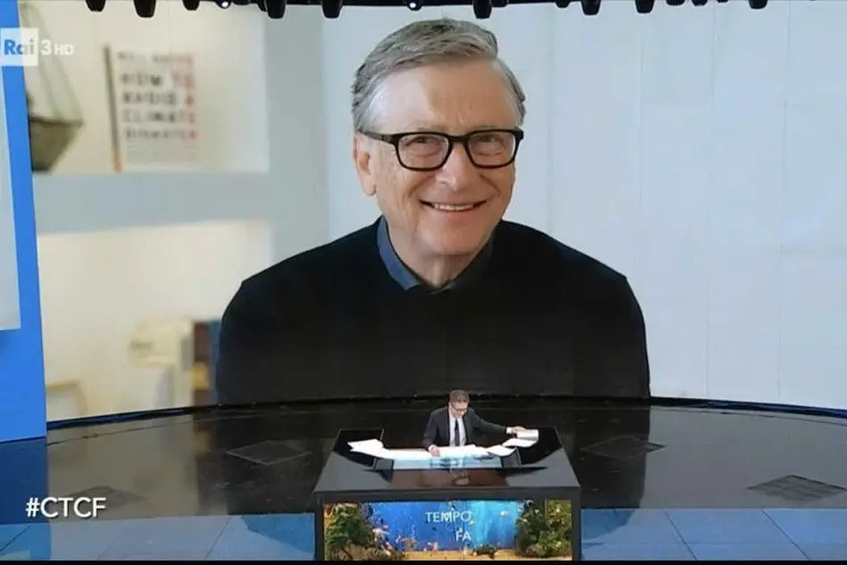 Bill Gates a Che tempo che fa