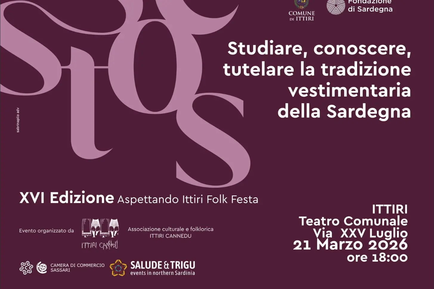 La locandina dell'evento