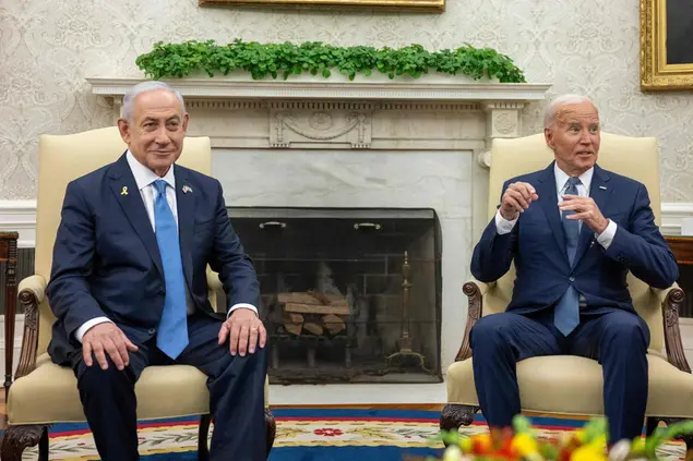 Netanyahu e Biden (Ansa - Afp)