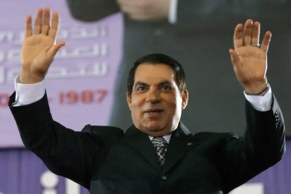 L'ex presidente tunisino Ben Ali (Ansa)