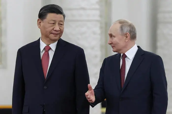 Xi e Putin (Ansa)