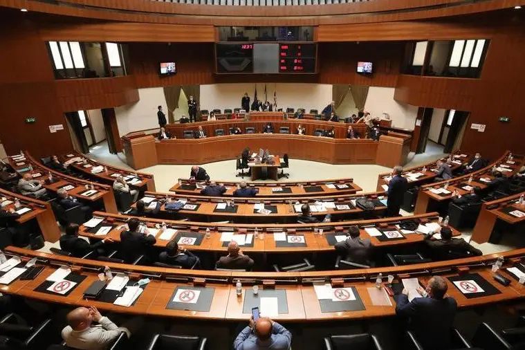 Il Consiglio regionale della Sardegna (archivio L'Unione Sarda)