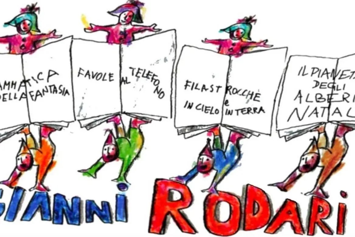 Un'immagine simbolo dello spettacolo dedicato a Gianni Rodari (foto concessa)