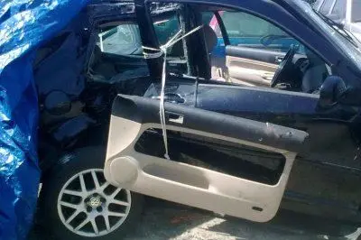 L'auto in cui ha perso la vita Giancarlo Onida (Foto Chergia)