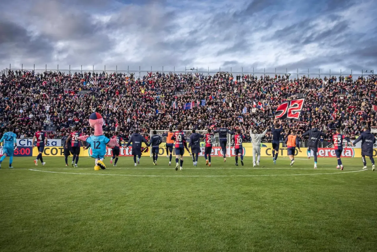La Curva Nord (foto Cagliari Calcio)