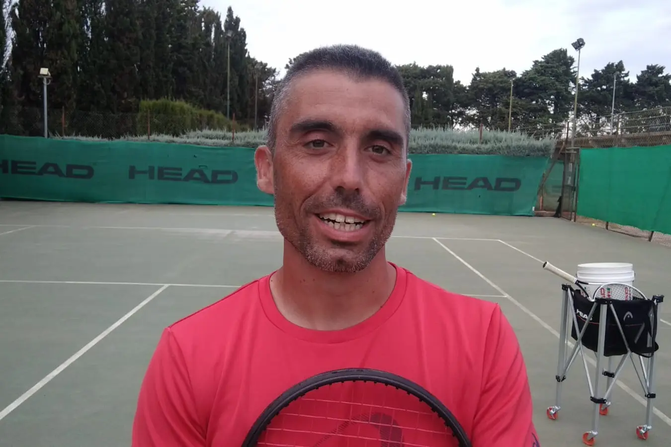 Gino Asara, capitano del Tc Alghero in A2 maschile (foto Antonio Burruni)