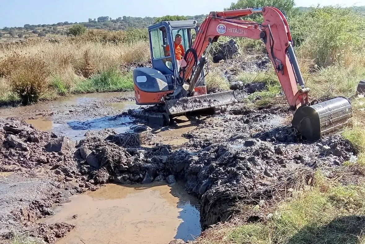 Scano, lavori alla condotta