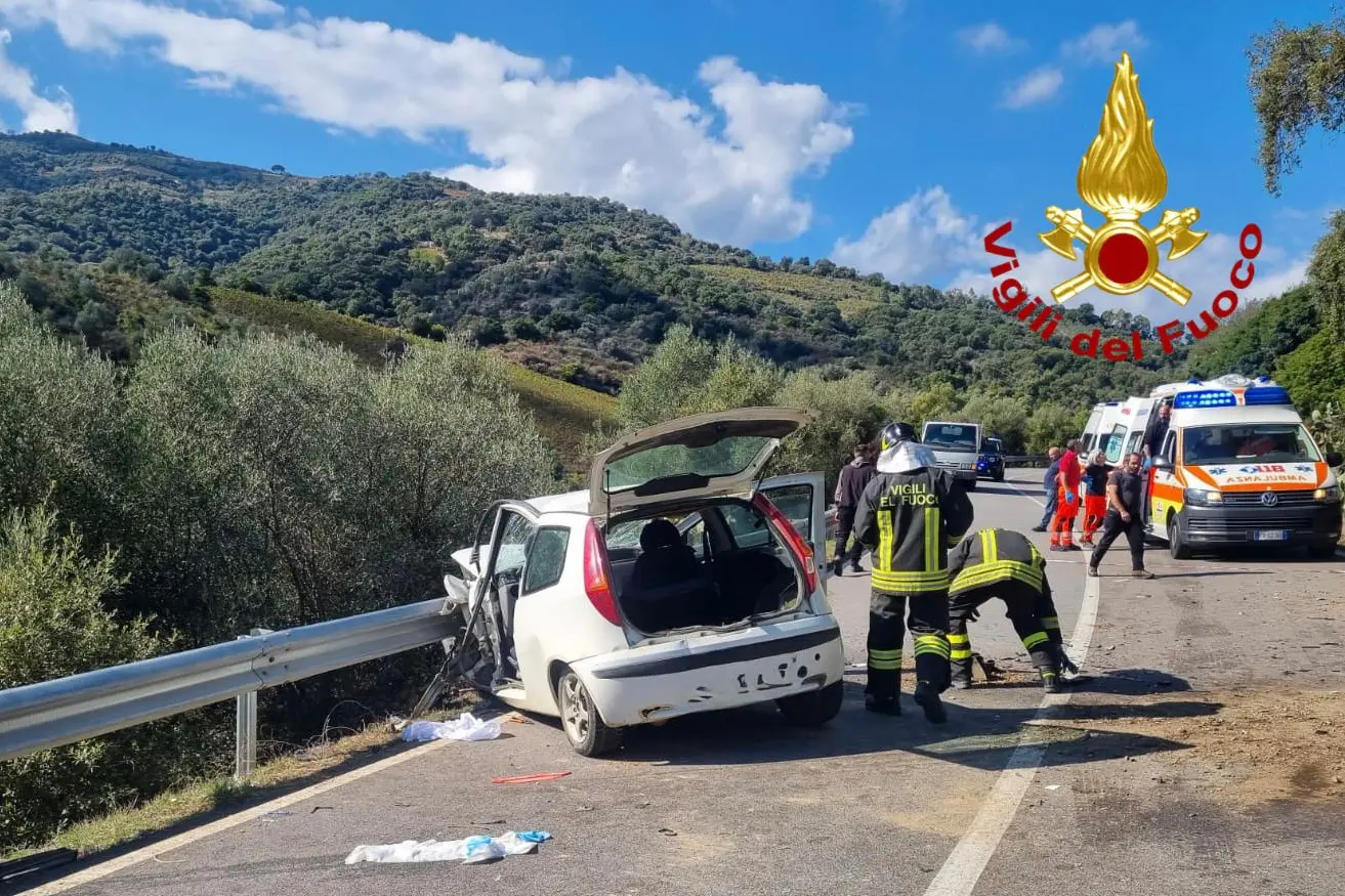L'intervento dei vigili del fuoco