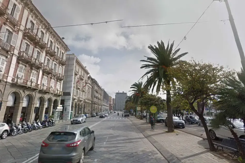 Via Roma a Cagliari (Google Maps)
