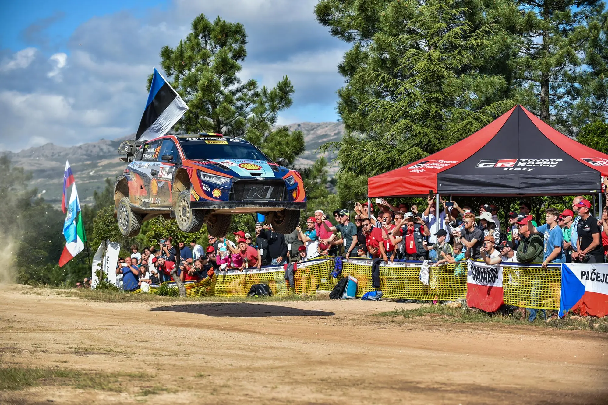 La Hyundai i20 Rally di Neuville, vincitore del Ris 2023 (foto Aci Sport)