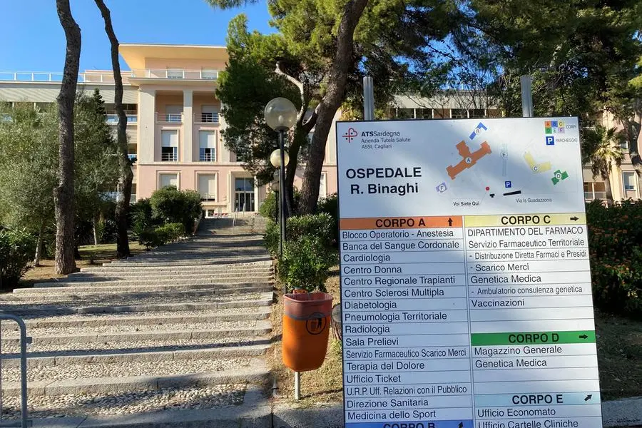 L'ospedale Binaghi (Archivio L'Unione Sarda - Solinas)
