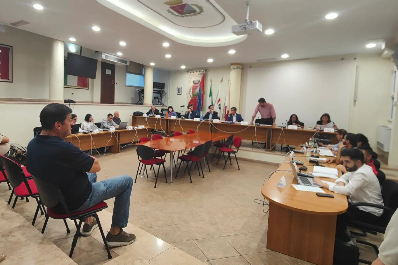 Ultima seduta del consigllio a Guspini