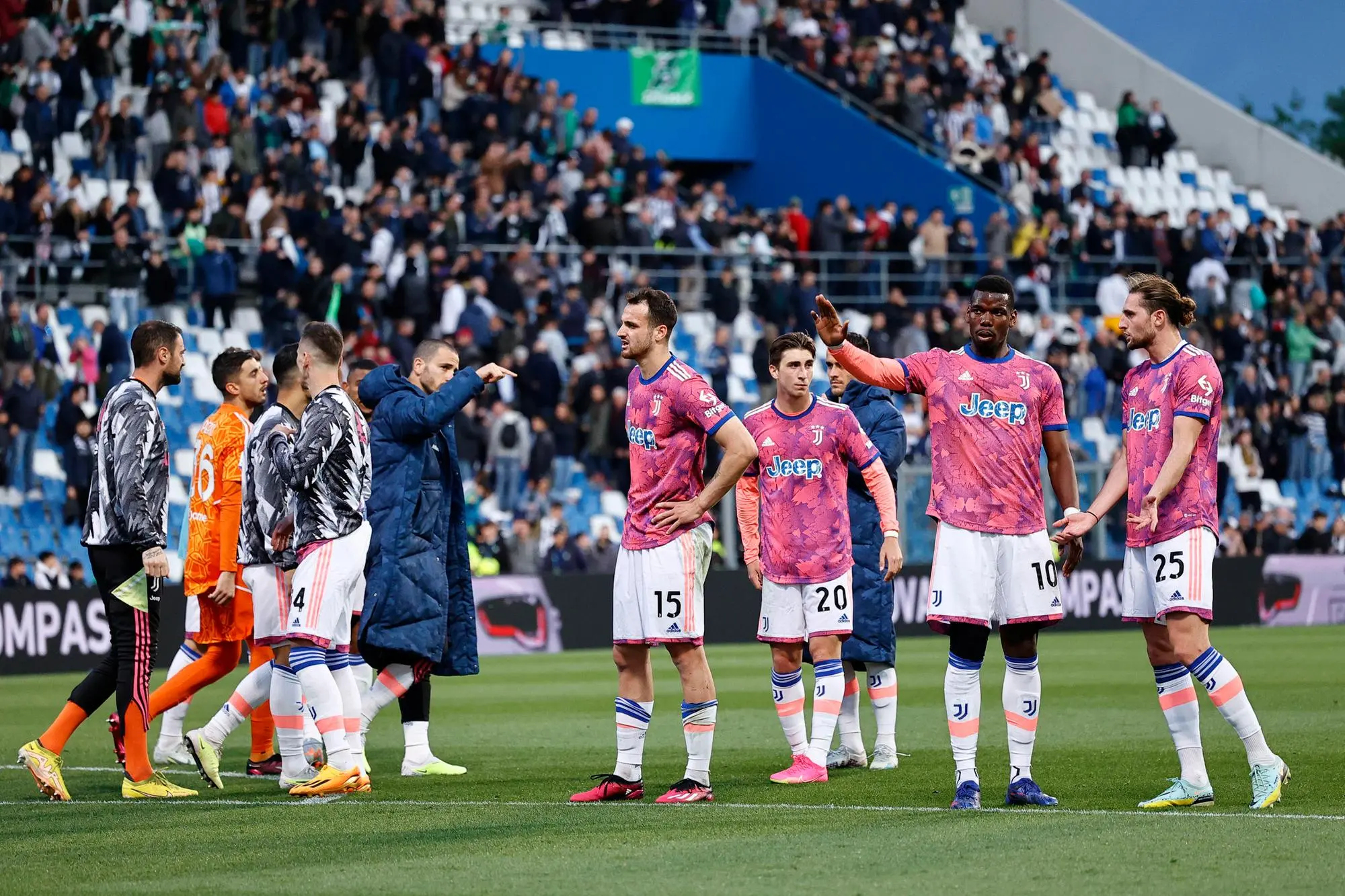 La Juve in campo (Archivio)