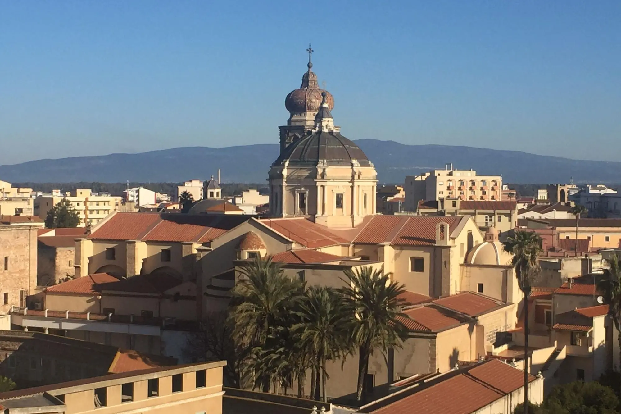 Il centro della città vista dall'alto (foto di Sara Pinna)