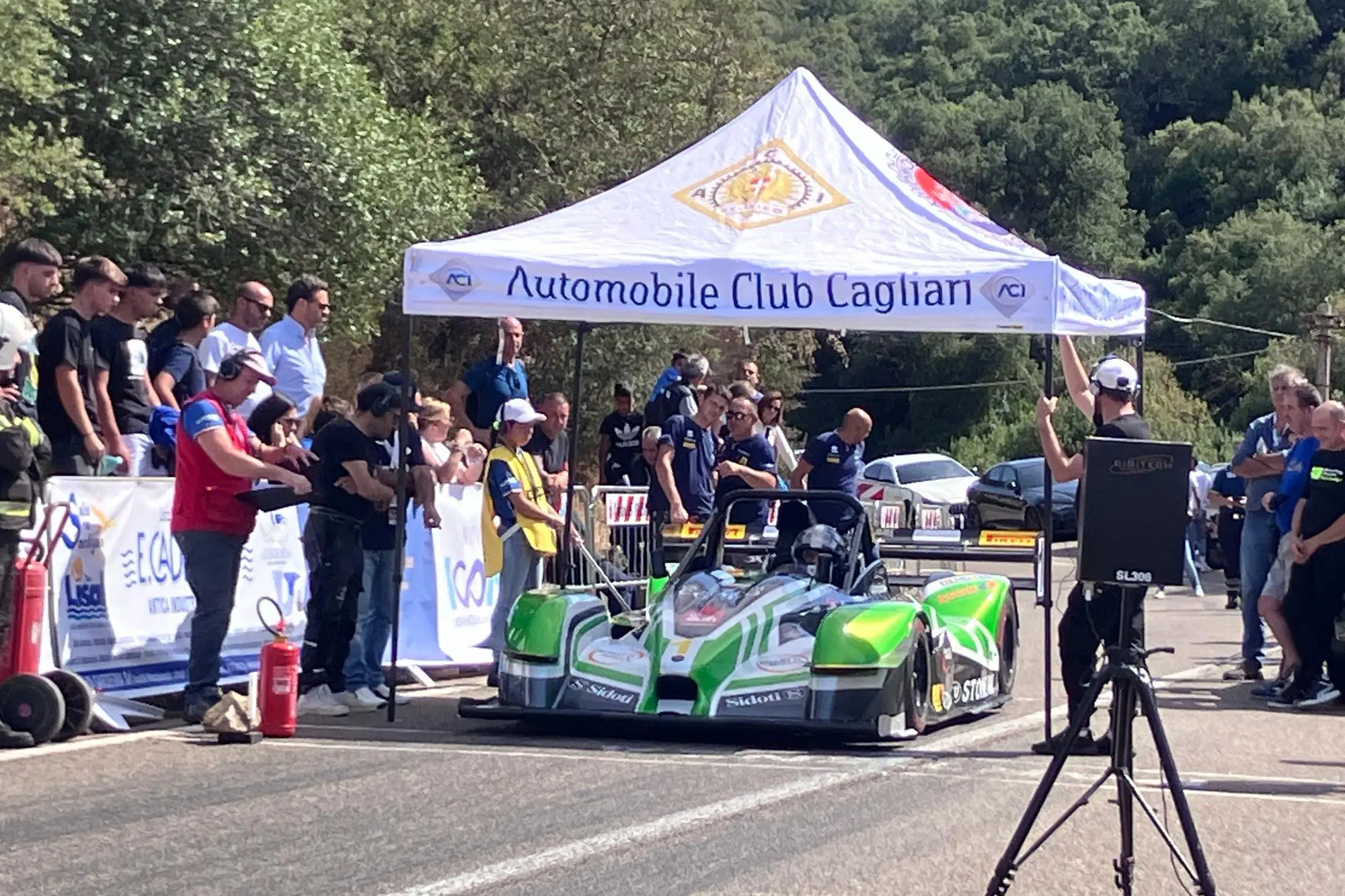 Franco Caruso nelle prove della 33ª Iglesias-Sant’Angelo (foto Vanna Chessa)