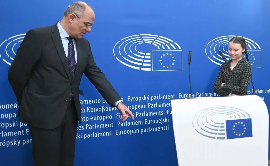 A Strasburgo, per una conferenza stampa nella sede dell'Europarlamento