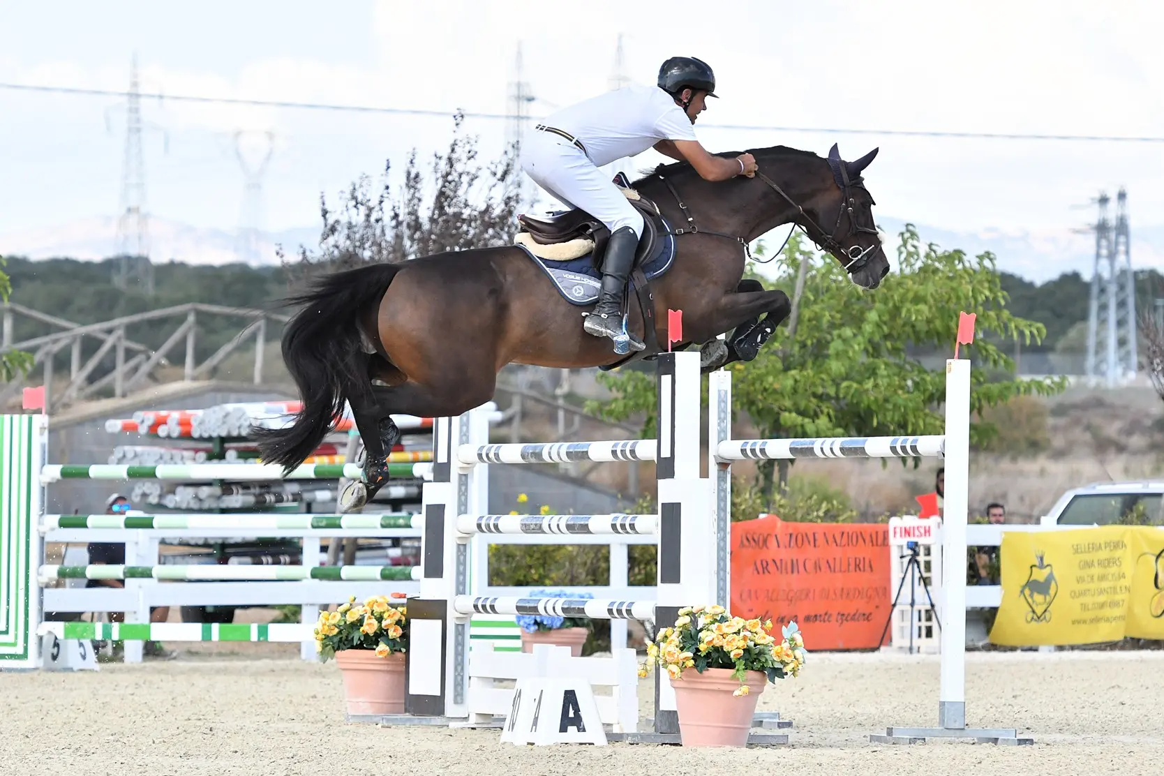 Roberto Turchetto su Bubalou al Sardegna Jumping Tour (foto Pasquale Corbinzolu)