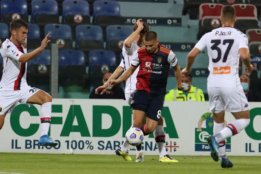 Cagliari-Genoa (Ansa)