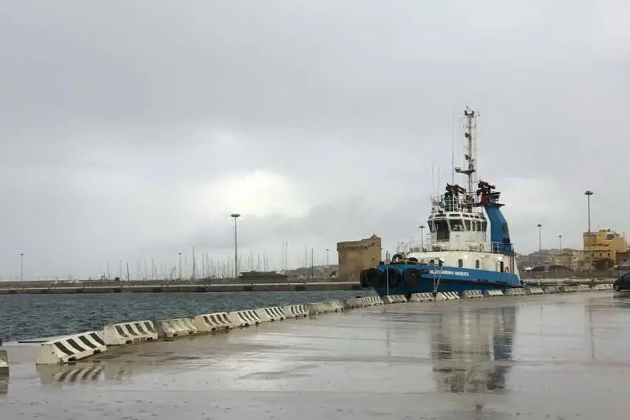 Il porto commerciale (L'Unione Sarda - Pala)