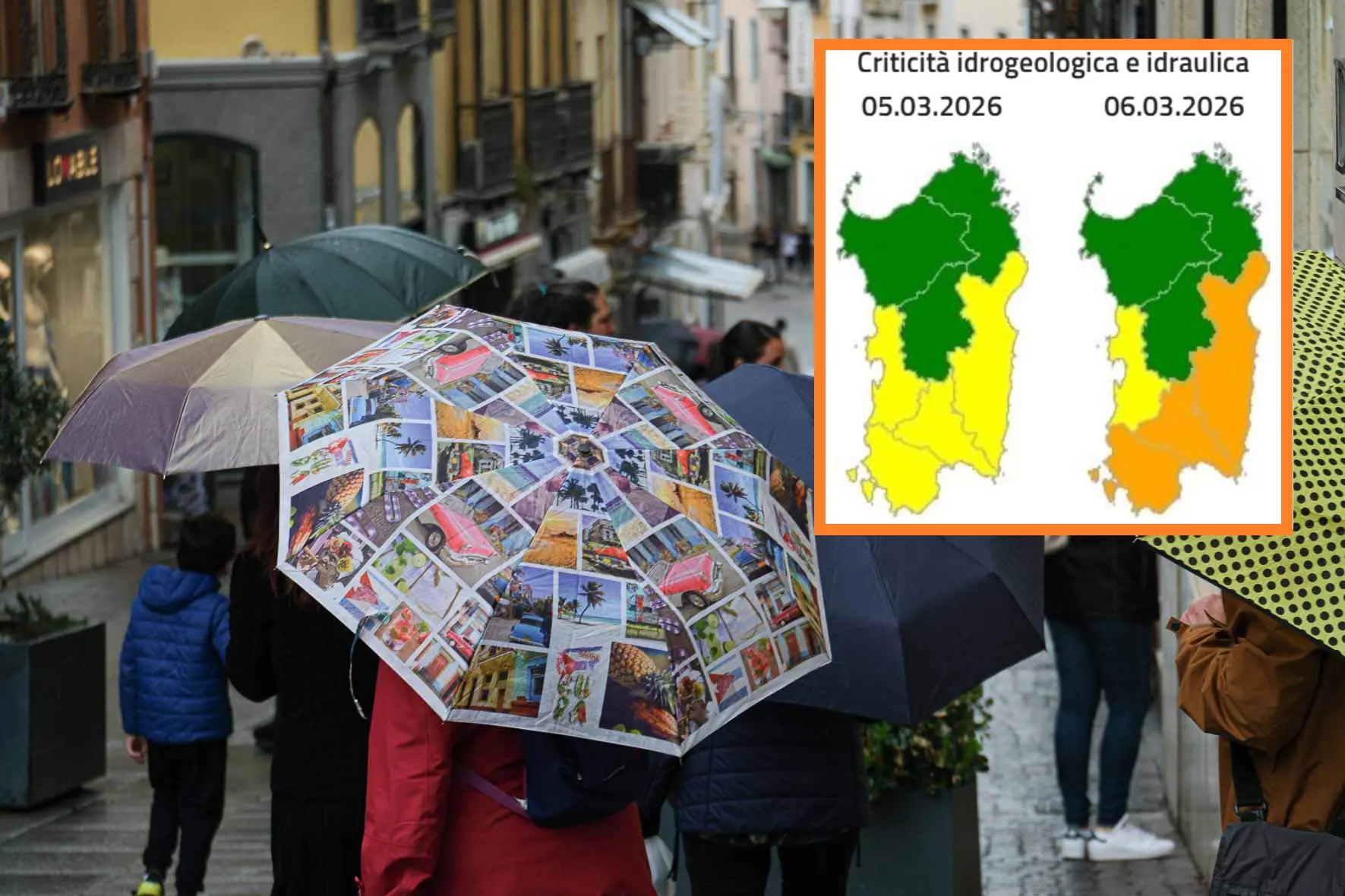 Allerta arancione per la Sardegna