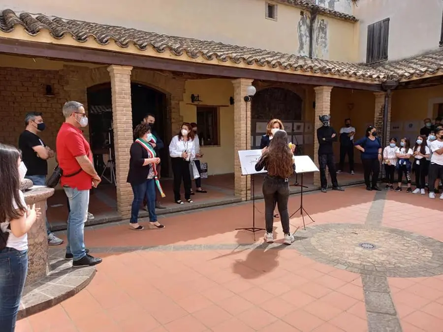 Un momento della premiazione (foto Serreli)