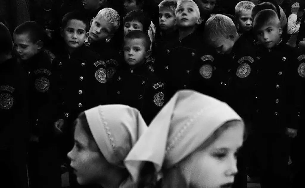 Durante la messa. Yaroslav, Russia\r © Francesco Comello